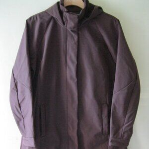 Mondetta Ladies' Long Softshell w/ Cozy Fleece Interior Jacket, Brown, L (1055)